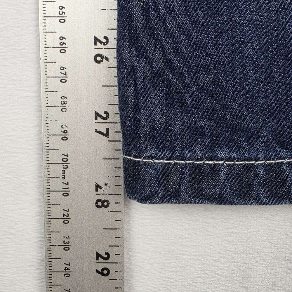 Kowtow Jeans Womens Size Small Wide Leg Dark Wash Blue Denim Pants - Picture 10 of 11